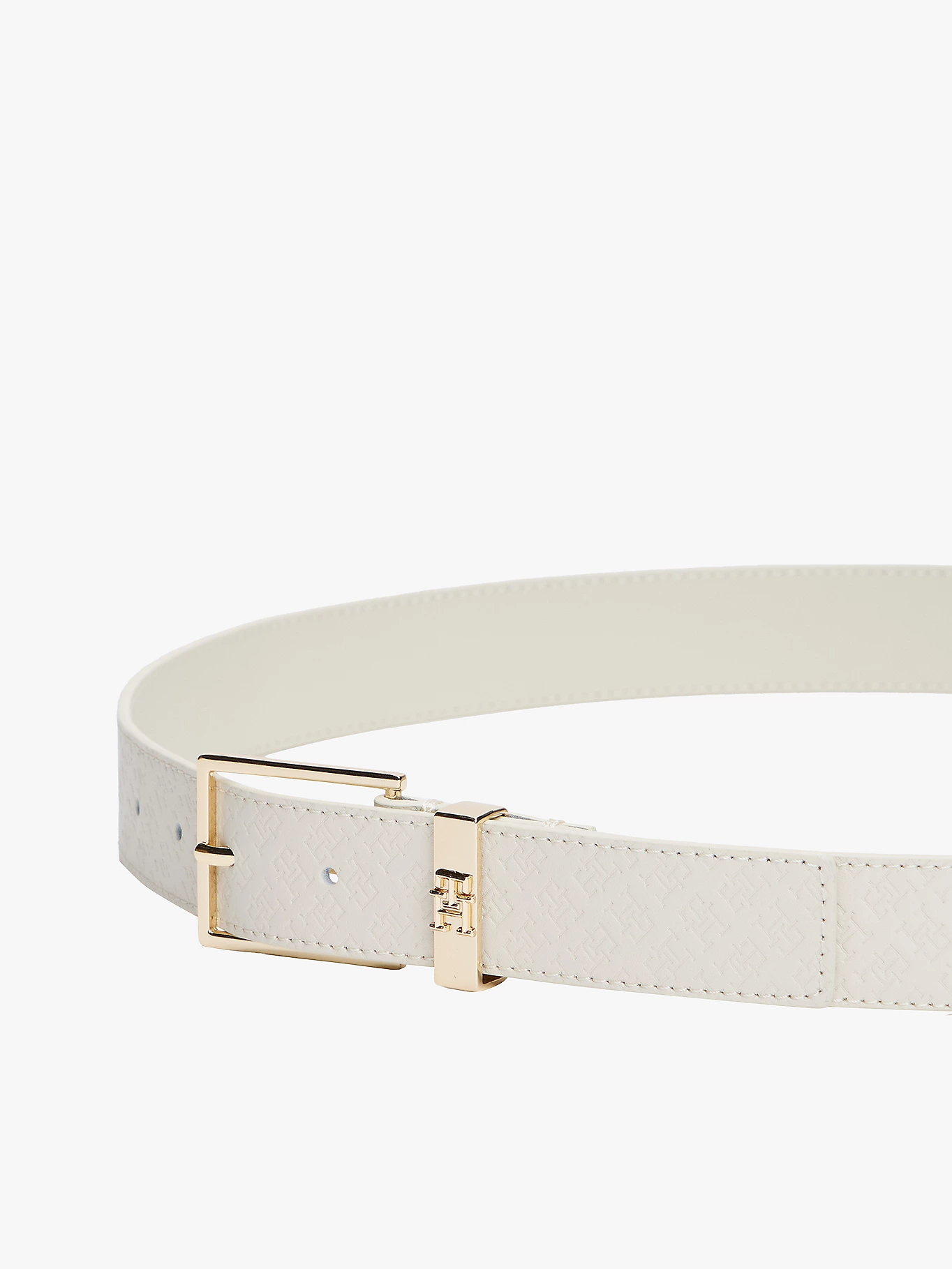 Essential TH Monogram Leather Belt