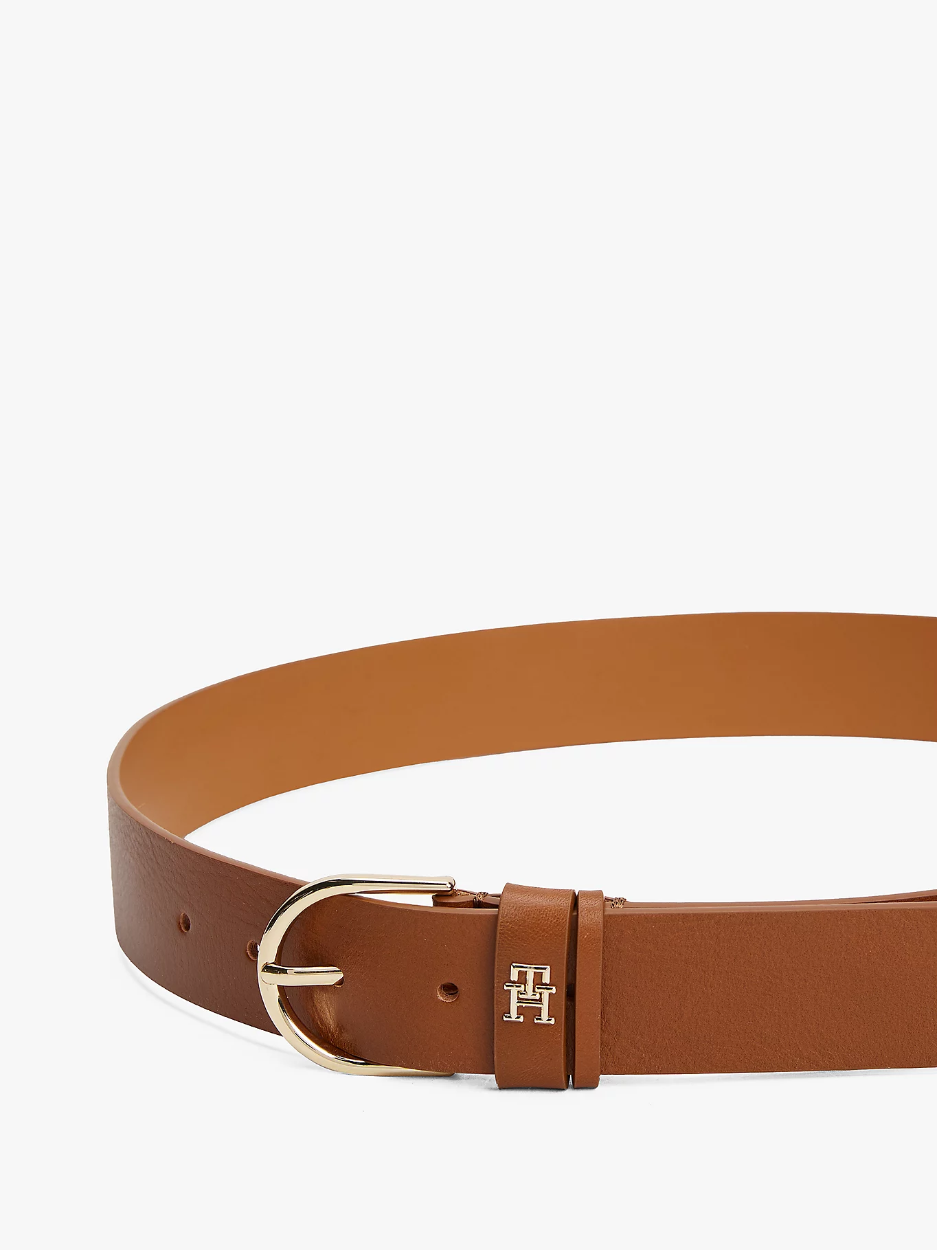TH Monogram Round Buckle Belt
