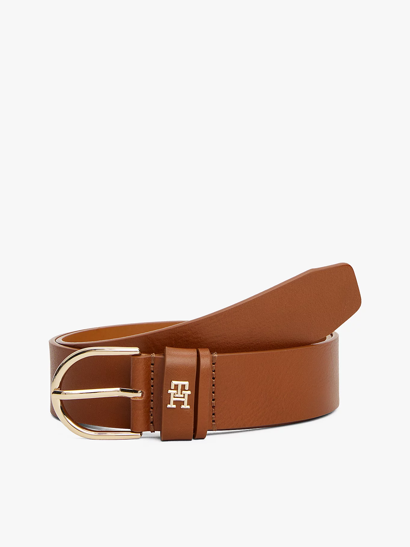 TH Monogram Round Buckle Belt